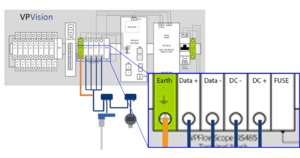 VPVision Modbus converter wiring schematic cut-out